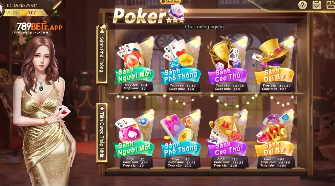 789BET Game Bài 7 | 789bett.app Poker là sảnh game bài đông người chơi nhất tại 789Bet