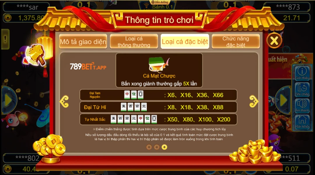 Chơi Bắn cá Gods Slash Fish tại 789BET
