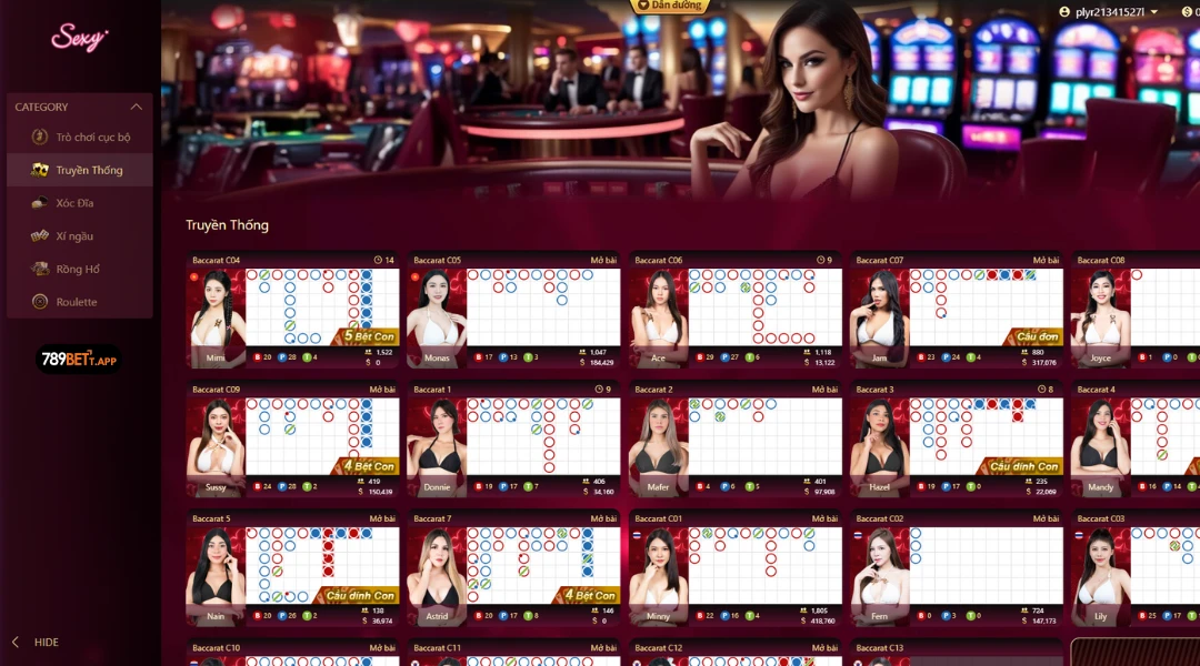 Cực đa dang thể loại trò chơi cùng các dealer bikini