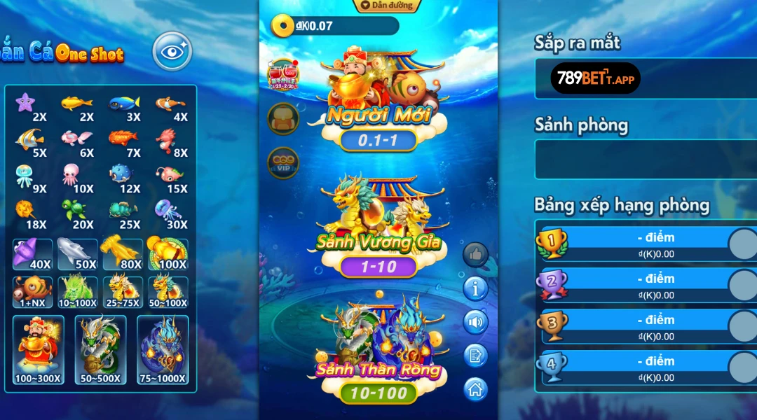 Bắn Cá Oneshot Sảnh CQ9 Cùng Chiến Thuật Thắng Lớn Tại 789BET 3 | 789bett.app Đa dạng phòng chơi tại bắn cá OneShot 789bet