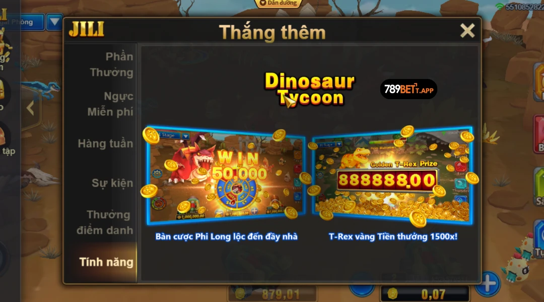 Dinosaur Tycoon sở hữu nhiều phòng chơi ấn tượng