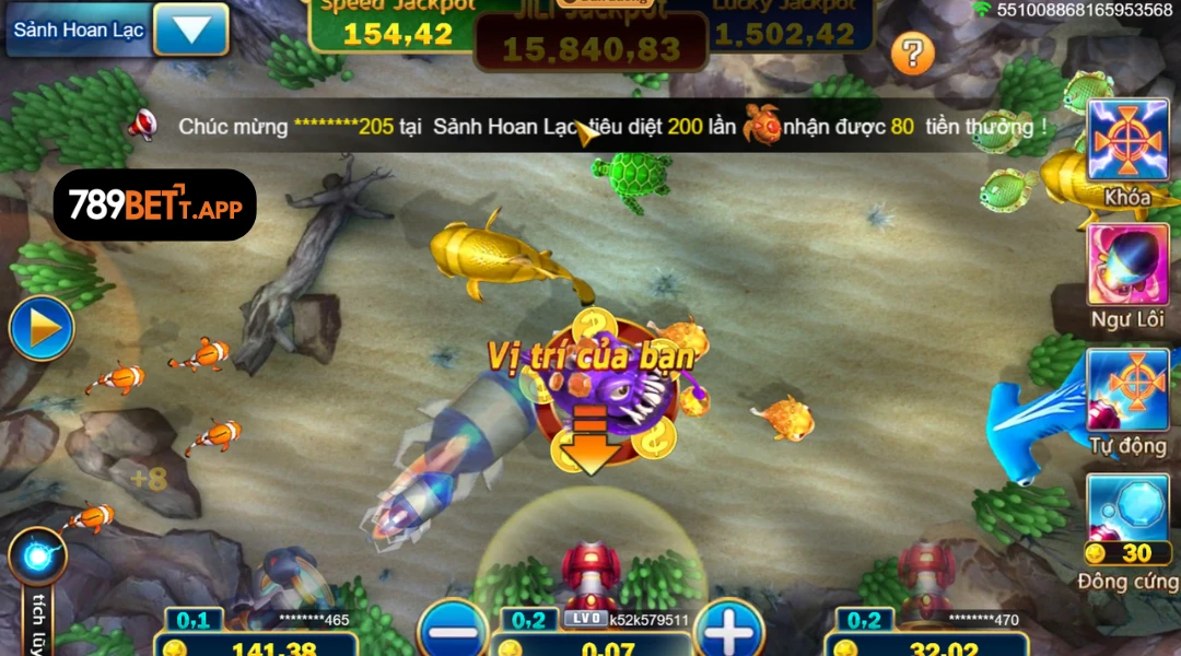 Đồ họa tại bắn cá Jackpot cực kỳ hút mắt