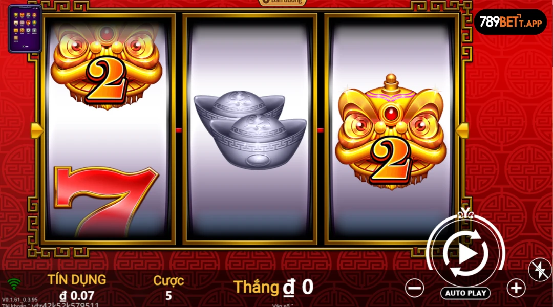 Giới thiệu nổ hũ Fortunes Lion 7 Sảnh TP tại 789bet