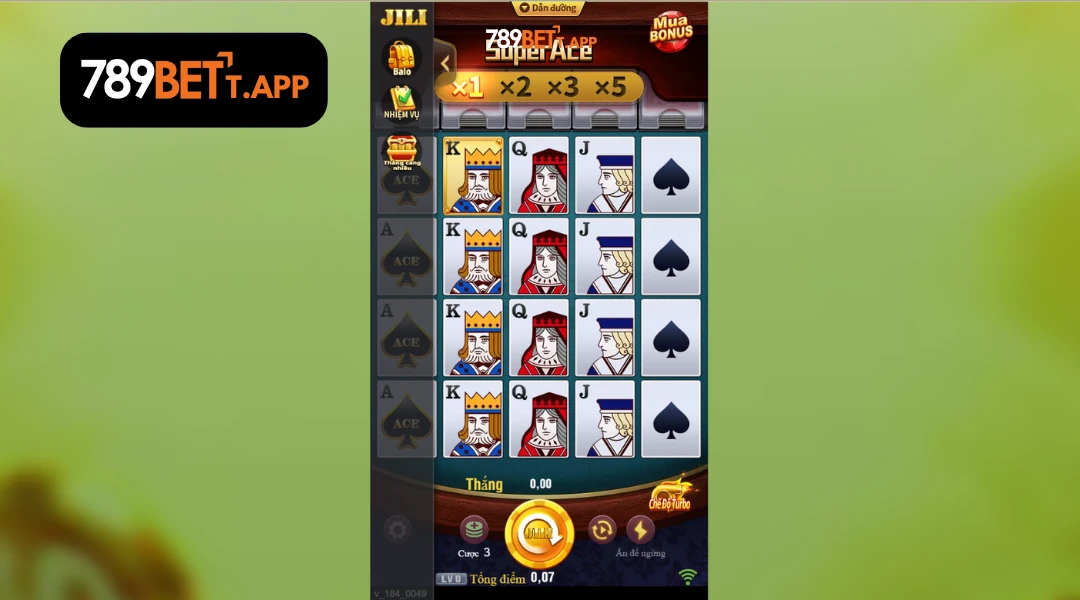 Hướng dẫn cách chơi nổ hũ Super Ace Jili