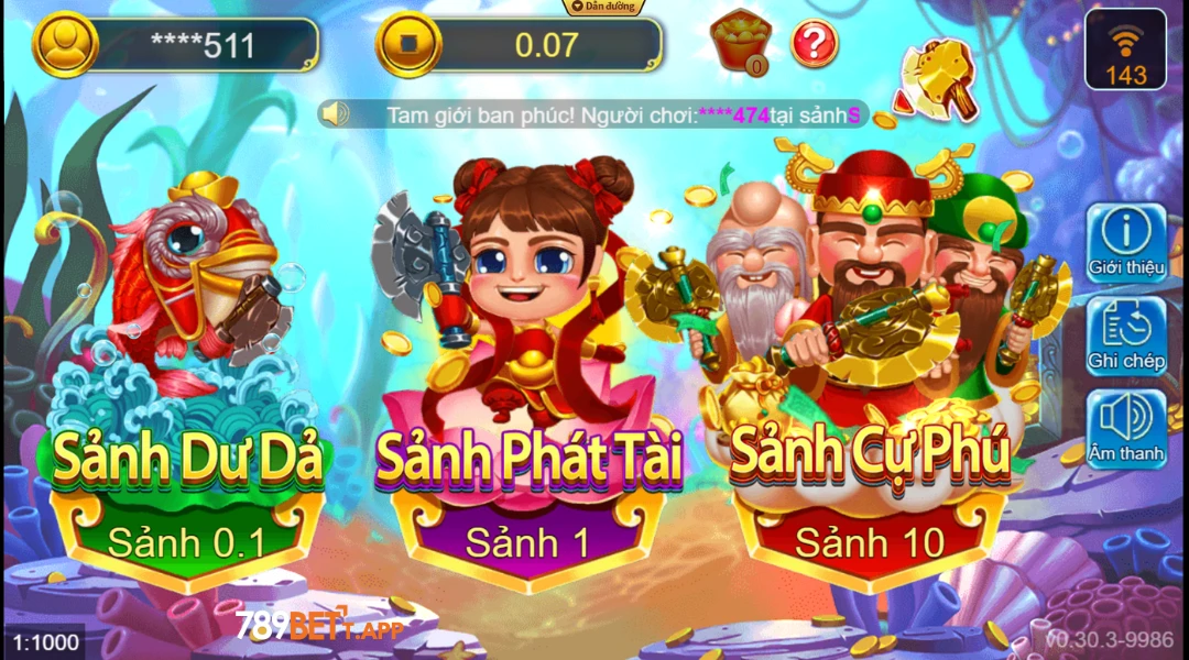 Hướng dẫn chơi bắn cá Gods Slash Fish