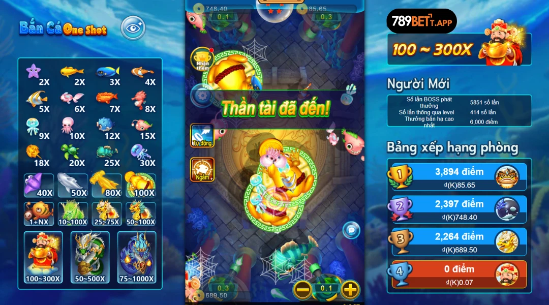 Bắn Cá Oneshot Sảnh CQ9 Cùng Chiến Thuật Thắng Lớn Tại 789BET 2 | 789bett.app Hướng dẫn chơi bắn cá One Shot 789BET