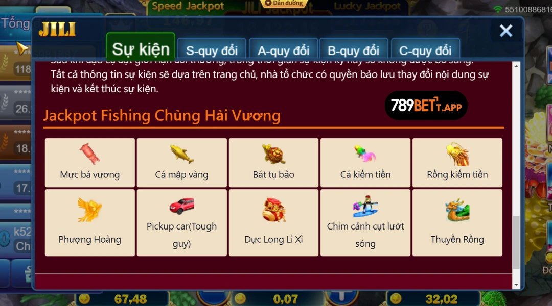 Jackpot cực hấp dẫn tại bắn cá Jili