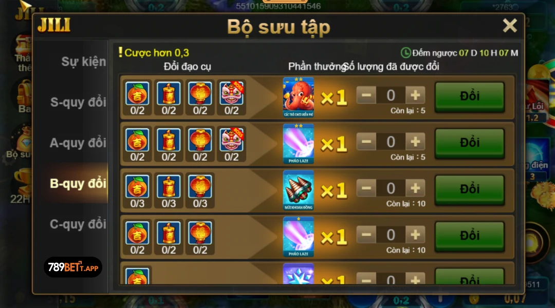 Nhiều sự kiện cùng game bắn cá Mega Fishing