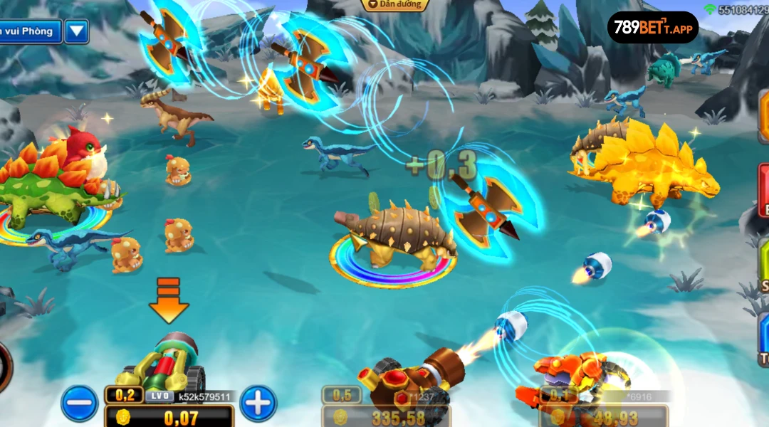 Quy tắc chơi Dinosaur Tycoon tại 789bet