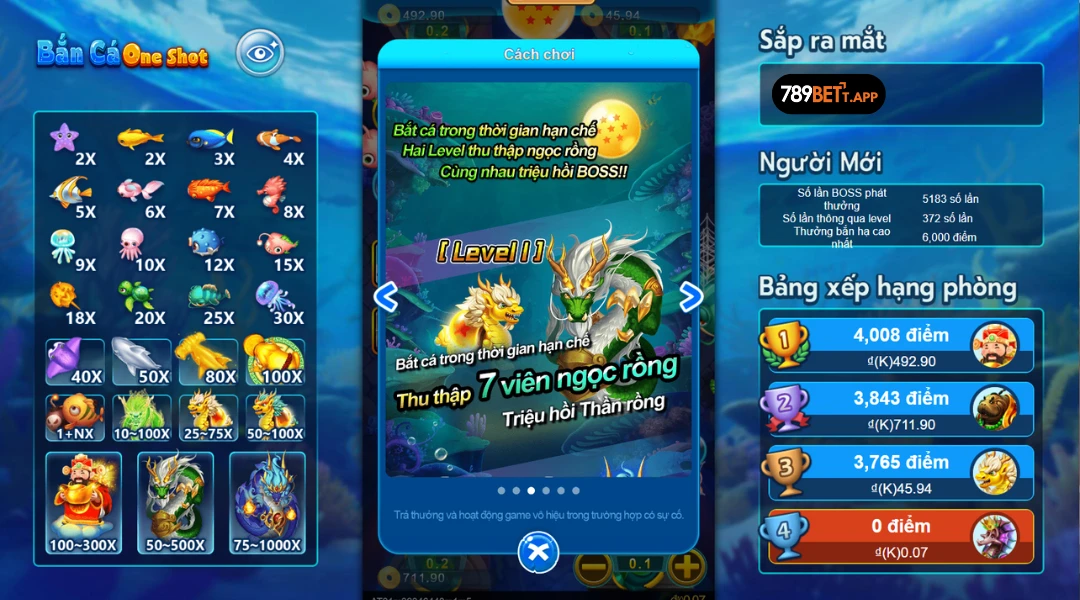 Bắn Cá Oneshot Sảnh CQ9 Cùng Chiến Thuật Thắng Lớn Tại 789BET 4 | 789bett.app Tận dụng các vật phẩm hỗ trợ