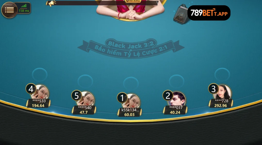 Giao diện thân thiện tại xì dách 789bet