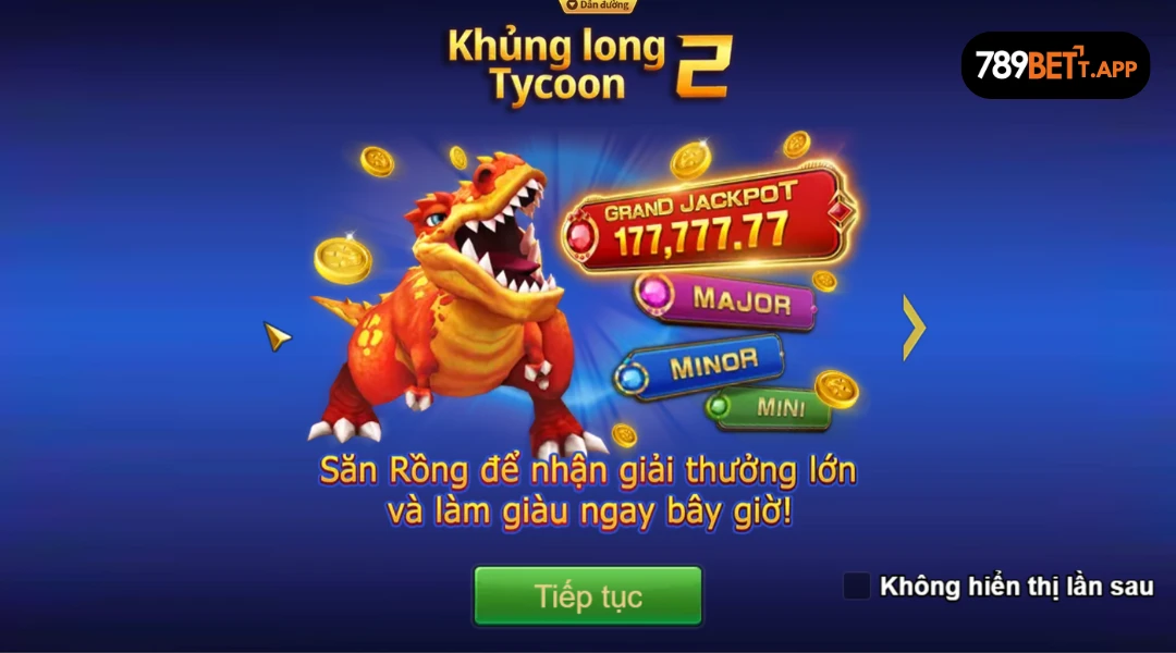 Giới thiệu bắn cá Dinosaur Tycoon 2 tại 789Bet