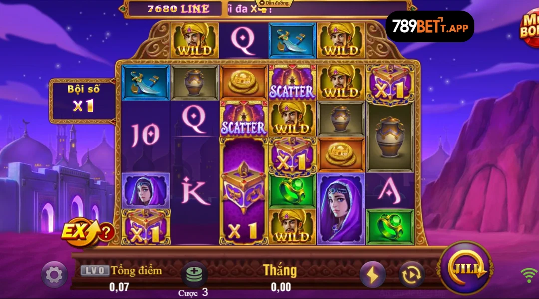 Hướng dẫn chơi nổ hũ Ali Baba sảnh Jili tại 789bet