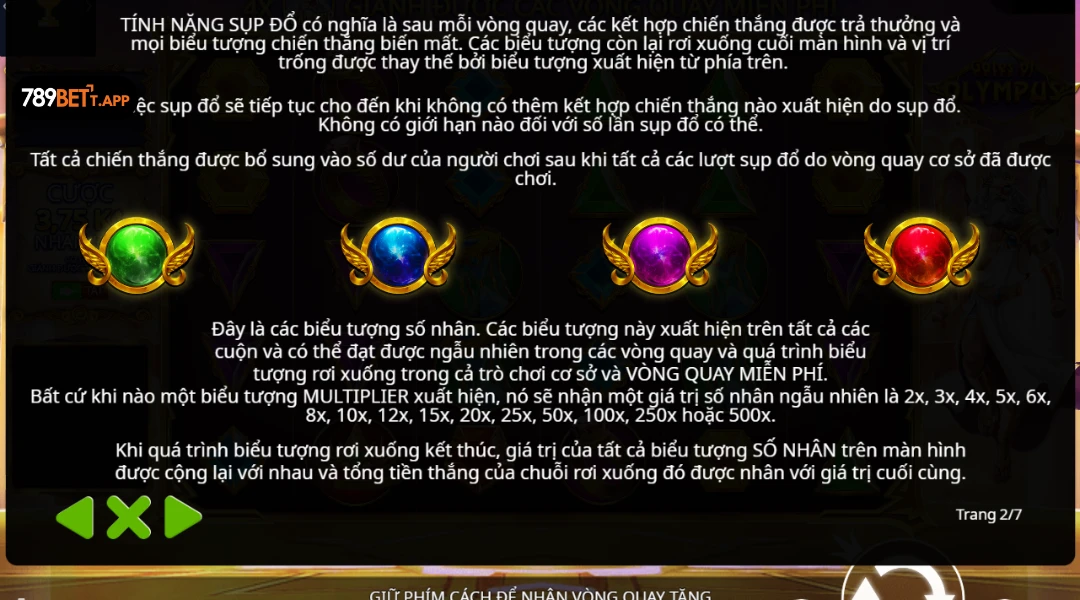 Mẹo chơi nổ hũ Gates of Olympus tại 789Bet