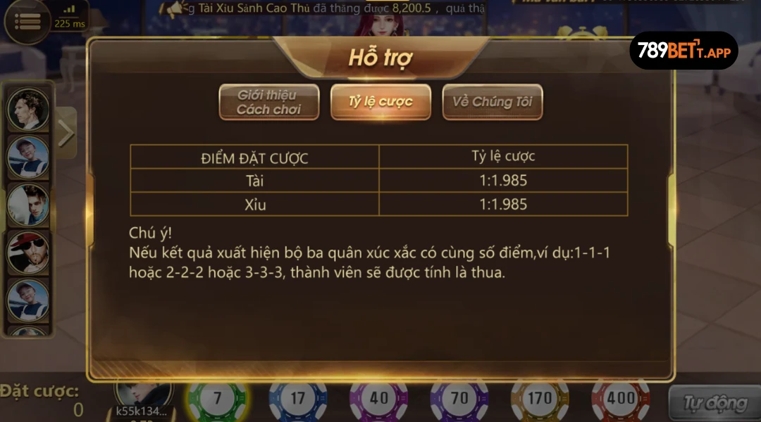 Game Bài Tài Xỉu Sảnh V8 Poker Đẳng Cấp 2 | 789bett.app Tỷ lệ cược tại game bài tài xỉu V8 poker